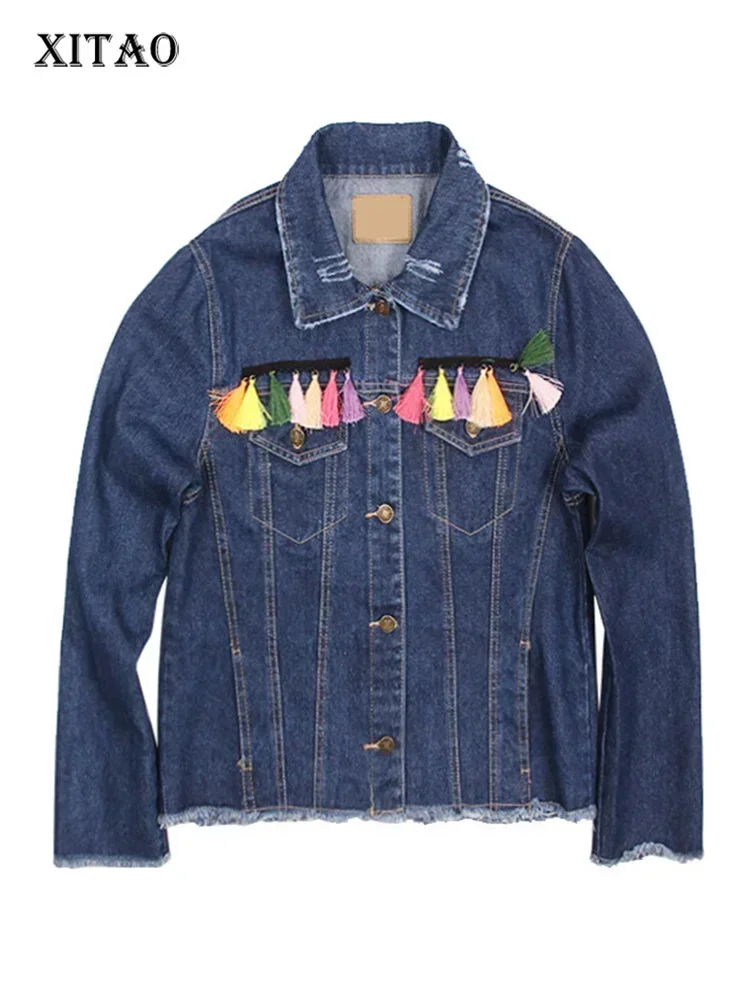 XITAO Striped Blue Jacket Women Wide Waist Pocket 2025 Spring Turn Down Collar Single Breast Elegant Goddess Fan Coat OF034
XITAO Striped Blue Jacket Women Wide Waist Pocket 2025 Spring Turn Down Collar Single Breast Elegant Goddess Fan Coat OF034