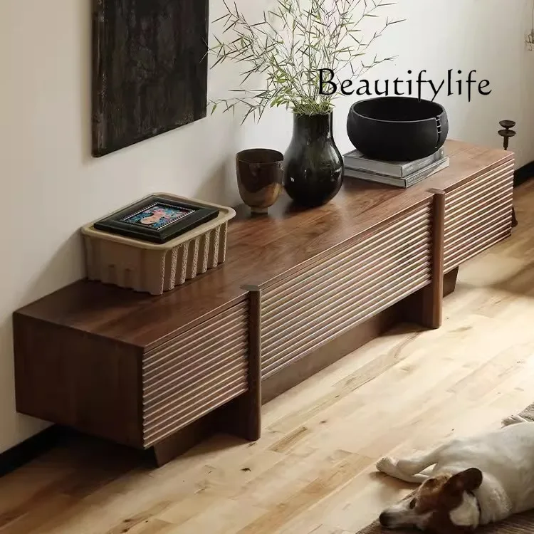 North American black walnut TV cabinet Nordic audio-visual cabinet Living room floor cabinet Cherry wood all solid wood locker
North American black walnut TV cabinet Nordic audio-visual cabinet Living room floor cabinet Cherry wood all solid wood locker