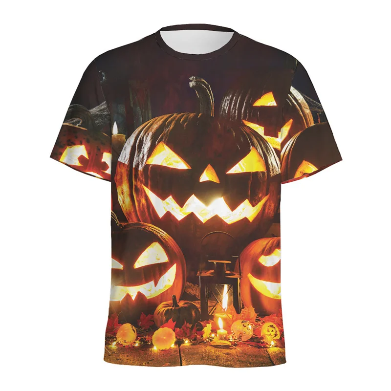 Halloween Pumpkin Graphic T Shirt For Men Round Neck Tee Shirts Street 3D Printing Party T-Shirt Tops Women Kids Short Sleeves
Halloween Pumpkin Graphic T Shirt For Men Round Neck Tee Shirts Street 3D Printing Party T-Shirt Tops Women Kids Short Sleeves