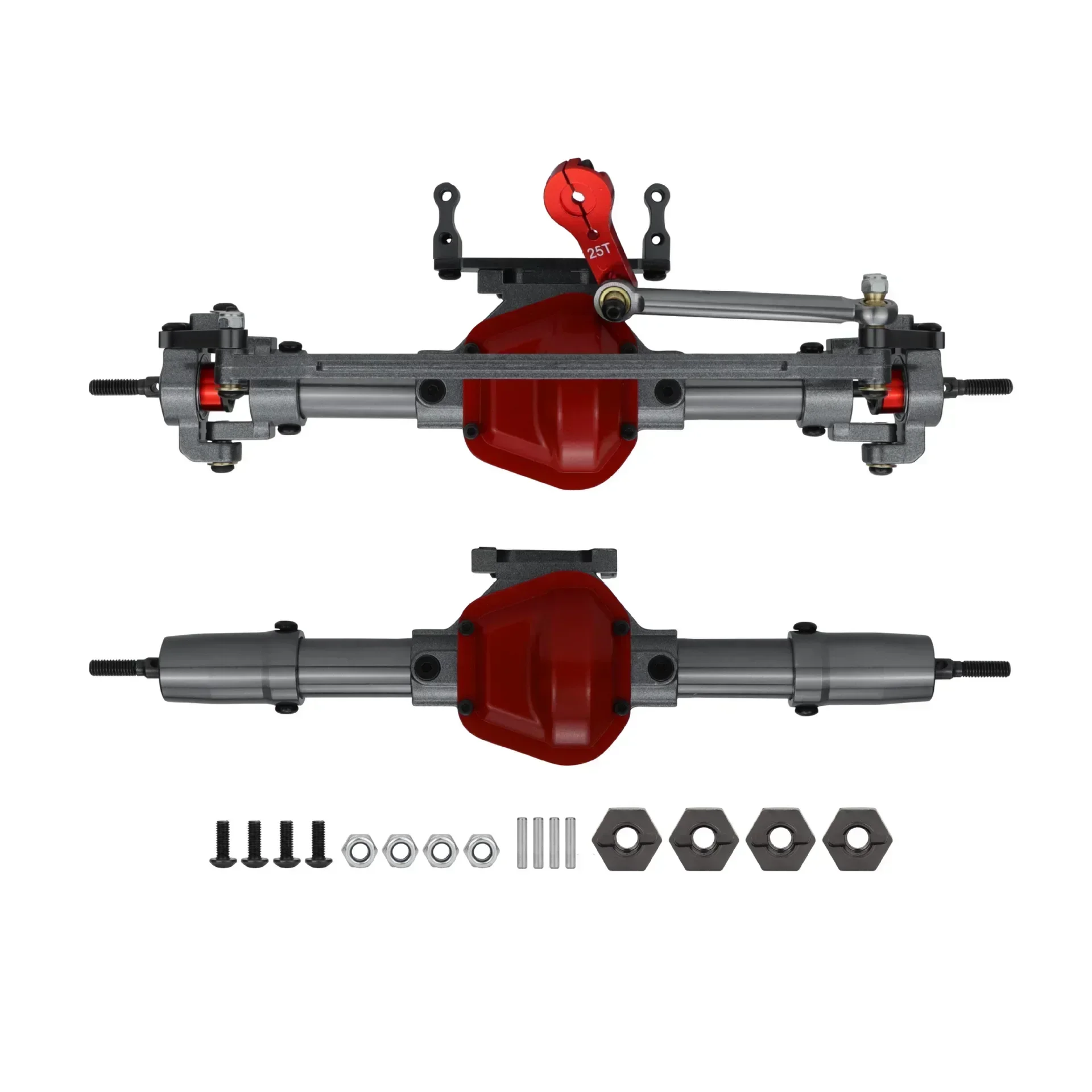 Metal CNC Front Rear Axle with Servo Base for 1/10 RC Rock Crawler Car Axial SCX10 RC4WD D90 Upgrade Parts
Metal CNC Front Rear Axle with Servo Base for 1/10 RC Rock Crawler Car Axial SCX10 RC4WD D90 Upgrade Parts