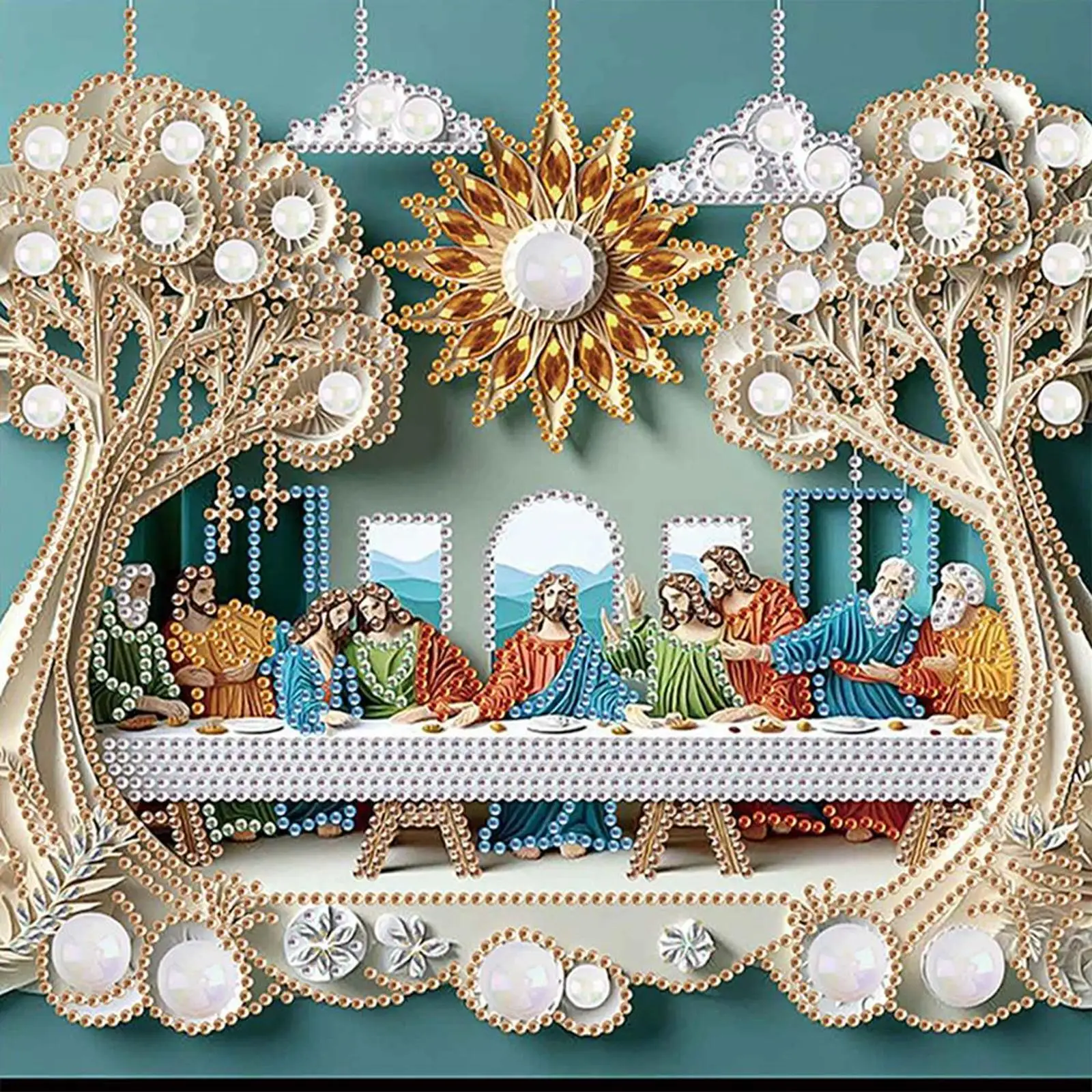 5D DIY Partial Special Shaped Drill Diamond Painting The Last Supper 30x30cm
5D DIY Partial Special Shaped Drill Diamond Painting The Last Supper 30x30cm