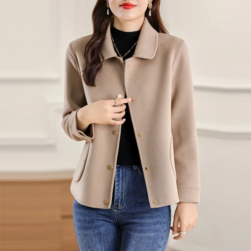 LIBIELIY 2025 Women's 100% Cashmere Thick Double Sided Jacket Classic Multi Functional Fashion Suitable For Business
LIBIELIY 2025 Women's 100% Cashmere Thick Double Sided Jacket Classic Multi Functional Fashion Suitable For Business
