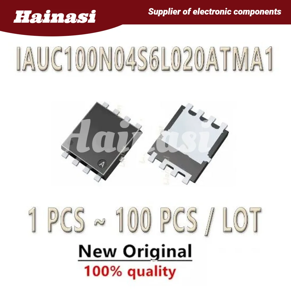 100% quality IAUC100N04S6L020ATMA1 Original imported new authentic field effect N channel 40V100 silk screen 6N04L020
100% quality IAUC100N04S6L020ATMA1 Original imported new authentic field effect N channel 40V100 silk screen 6N04L020