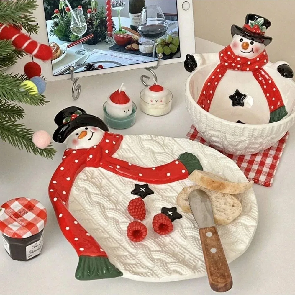 Тарелка-чаша «Снеговик» 3D, расписная керамическая, для десертов и сладостей, на Рождество 2026 года, для праздничных подарков
Тарелка-чаша «Снеговик» 3D, расписная керамическая, для десертов и сладостей, на Рождество 2026 года, для праздничных подарков