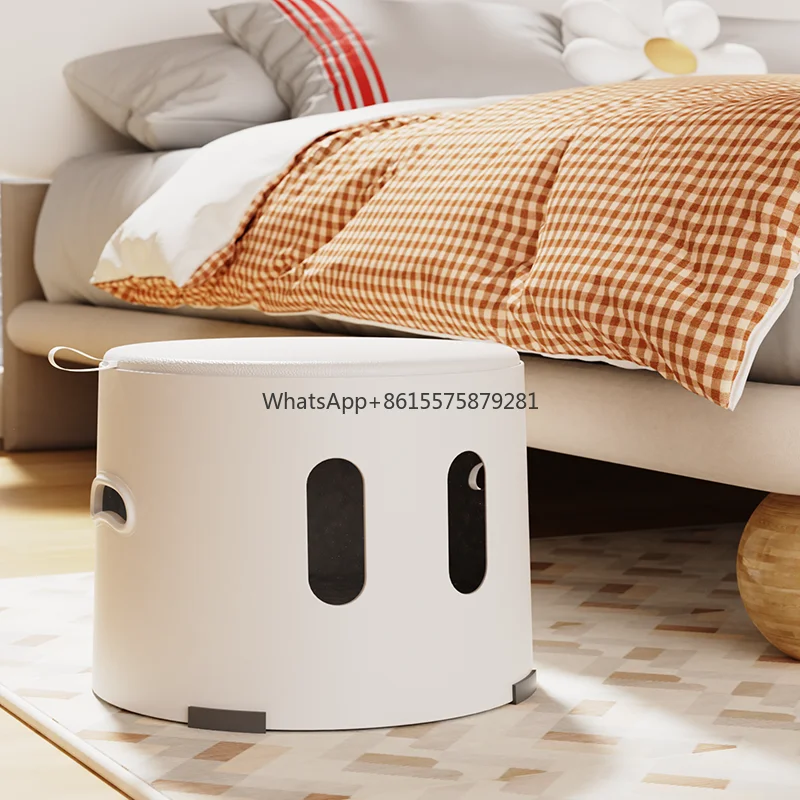 Portable Practical Lovely Round Detachable Bathroom Living Room Storage Stool for Home Use Space-saving
Portable Practical Lovely Round Detachable Bathroom Living Room Storage Stool for Home Use Space-saving
