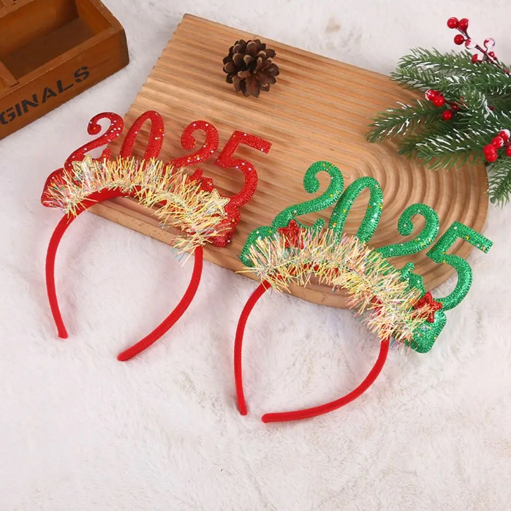 Colorful Sequin 2025 New Year Headbands Wear-resistant Non-slip 2025 Letter Christmas Hair Hoop Exquisite Cosplay Headbands
Colorful Sequin 2025 New Year Headbands Wear-resistant Non-slip 2025 Letter Christmas Hair Hoop Exquisite Cosplay Headbands