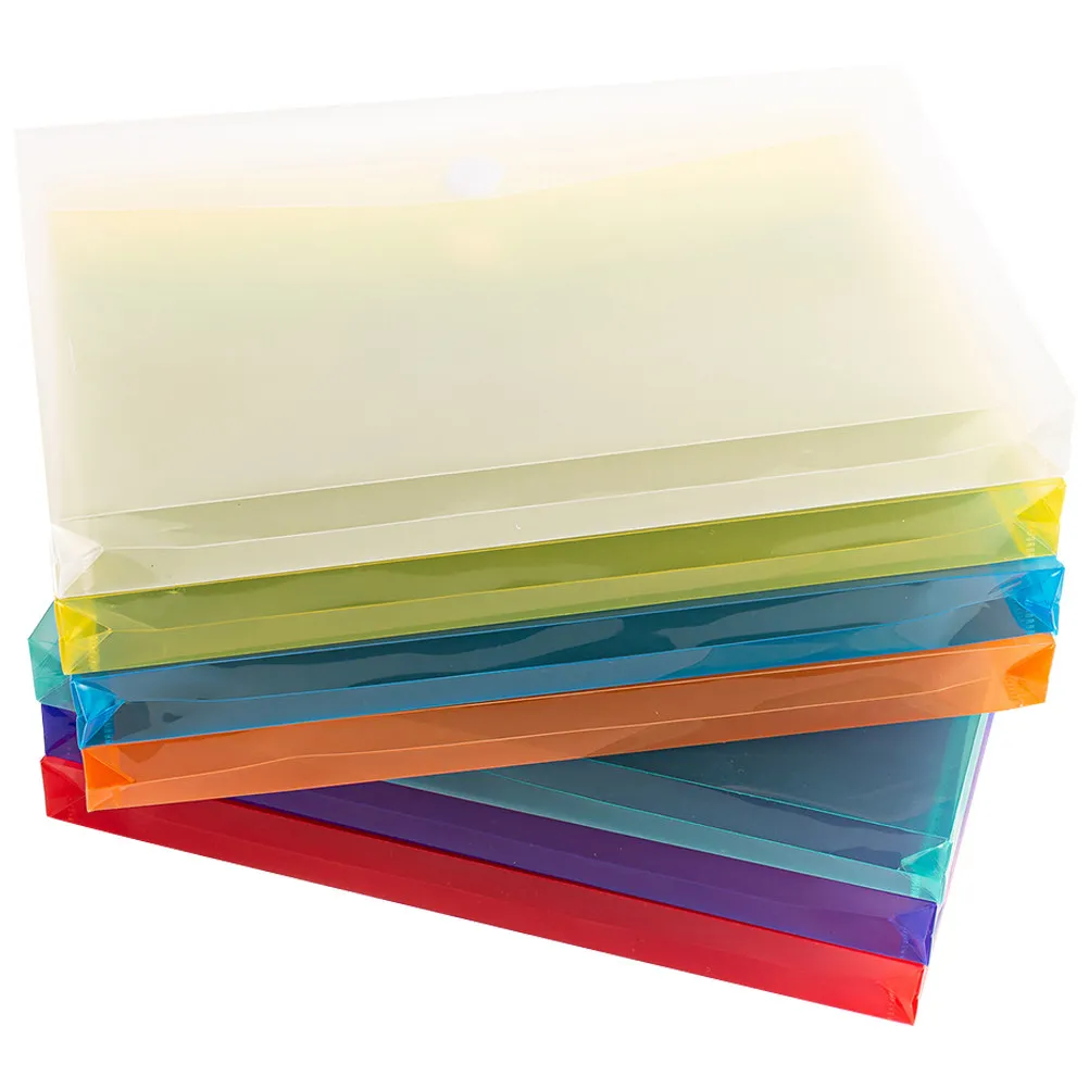 7Pcs Document Bags Colorful Large Capacity File Folder Snap Button Closure File Organizer for Receipts Coupons Business Cards
7Pcs Document Bags Colorful Large Capacity File Folder Snap Button Closure File Organizer for Receipts Coupons Business Cards