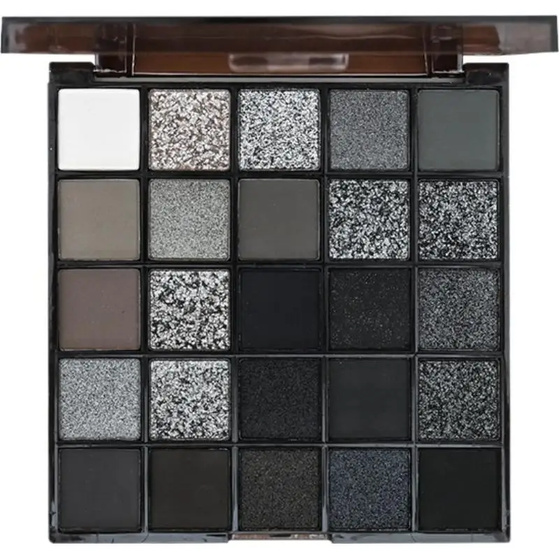 25-Color Smoky dark black Eyeshadow Palette Black Swan Eyeshadow Palette Pearlescent Matte Chocolate Eyeshadow Palette
25-Color Smoky dark black Eyeshadow Palette Black Swan Eyeshadow Palette Pearlescent Matte Chocolate Eyeshadow Palette