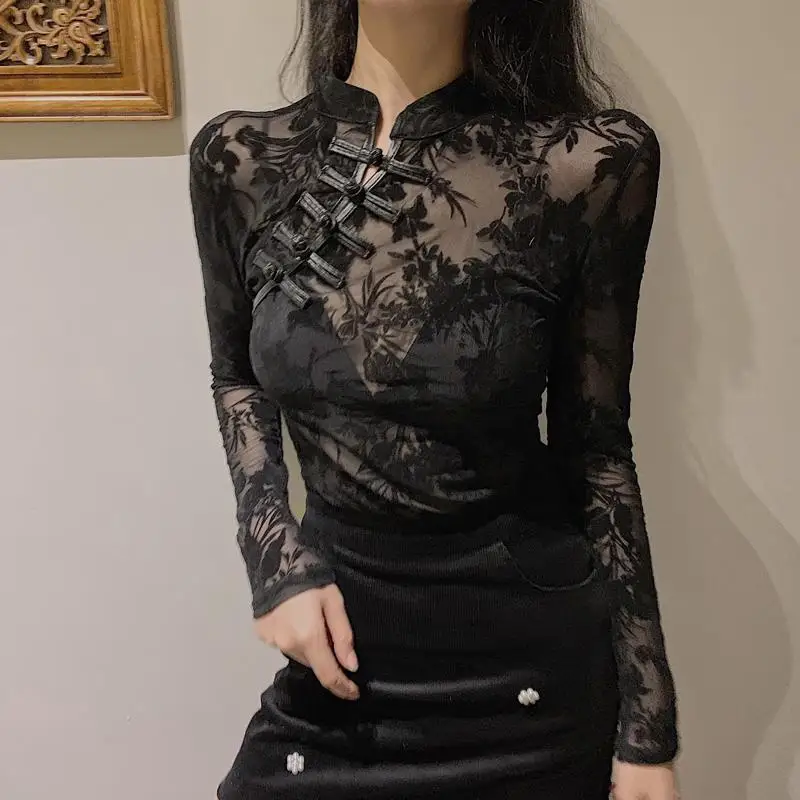 2023 New Vintage Black Mini Dresse Elegant Women's Clothing Temperament Chinese Style Solid Dresses Fashion Buttons Long Sleeve
2023 New Vintage Black Mini Dresse Elegant Women's Clothing Temperament Chinese Style Solid Dresses Fashion Buttons Long Sleeve