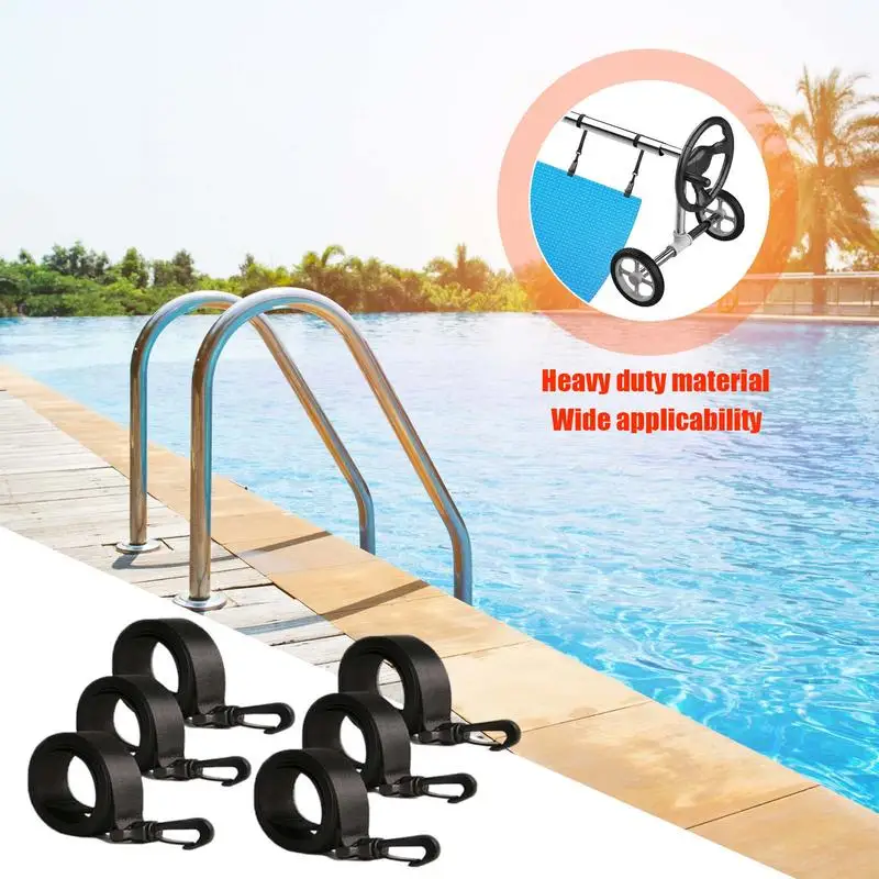 Pool Cover Straps For Reel Solar Cover Reel Fastening Set Easy Installation Blanket Straps Fastener For Ground Swimming
Pool Cover Straps For Reel Solar Cover Reel Fastening Set Easy Installation Blanket Straps Fastener For Ground Swimming
