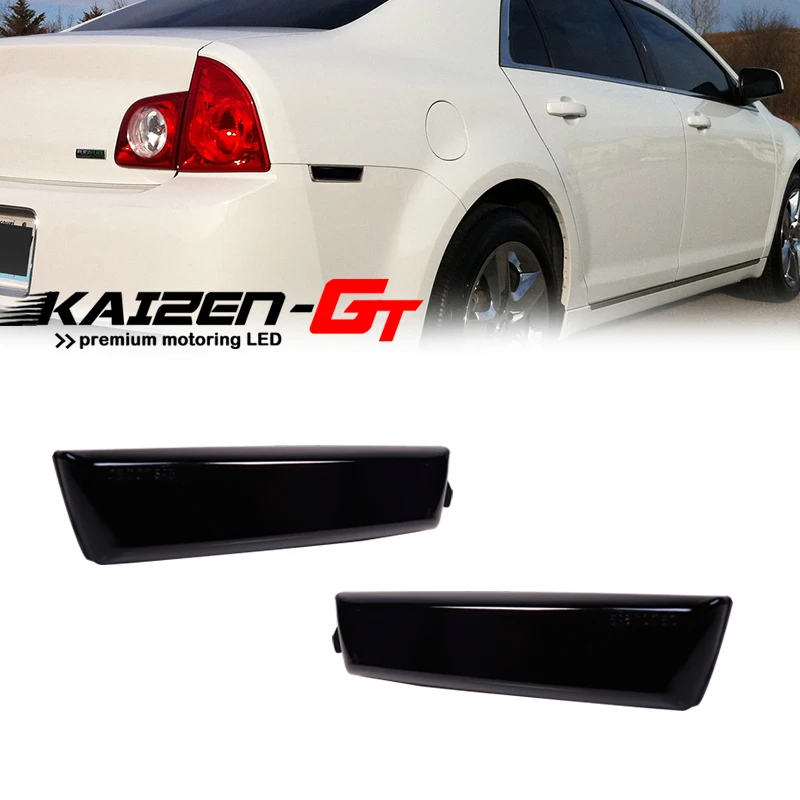 Smoked Lens Car Rear Bumper Side Marker Light Cover Housings For 2008-2012 Chevrolet Malibu Fender Flare Light, No Bulb / Socket
Smoked Lens Car Rear Bumper Side Marker Light Cover Housings For 2008-2012 Chevrolet Malibu Fender Flare Light, No Bulb / Socket