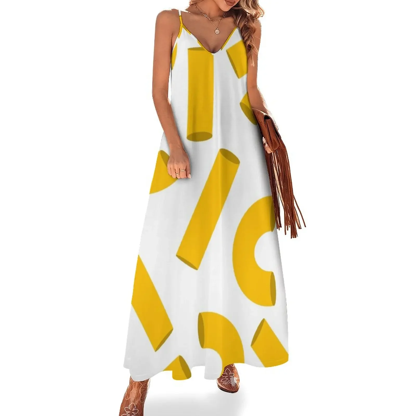 Macaroni Pasta Pattern Sleeveless Dress summer women's dress 2025 women party dresses Dress
Macaroni Pasta Pattern Sleeveless Dress summer women's dress 2025 women party dresses Dress