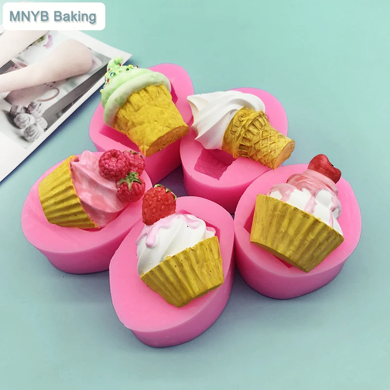 Soft Silicone Ice Cream Cone Chocolate Mold Cake Fondant Decorating Tool Cookie Baby Birthday Plug-in Gift Ornaments Resin Art
Soft Silicone Ice Cream Cone Chocolate Mold Cake Fondant Decorating Tool Cookie Baby Birthday Plug-in Gift Ornaments Resin Art