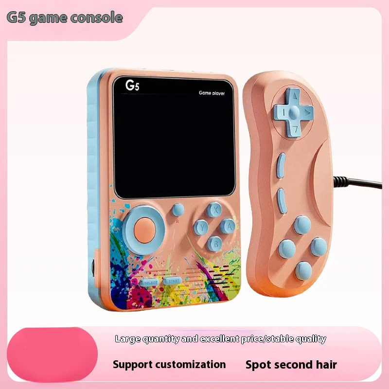 G5 Handheld Game Console 2.4/2.8 inch Single/double 500 in 1 Children's Game Console Childhood Nostalgia Children's Puzzle Game
G5 Handheld Game Console 2.4/2.8 inch Single/double 500 in 1 Children's Game Console Childhood Nostalgia Children's Puzzle Game