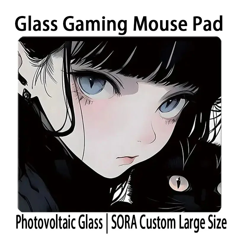 Игровой коврик для мыши с аниме-девушкой и черной кошкой, гладкий настольный коврик для киберспорта, офисный коврик для ПК, коврики для мыши с индивидуальным рисунком
Игровой коврик для мыши с аниме-девушкой и черной кошкой, гладкий настольный коврик для киберспорта, офисный коврик для ПК, коврики для мыши с индивидуальным рисунком
