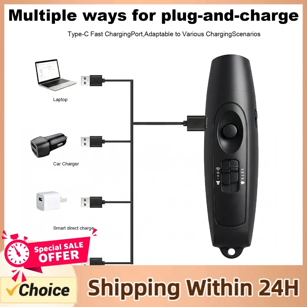 Electronic Air Bear Horn USB Charging Emergency Whistle with LED Safety Light 120-150dB Electronic Air Horn for Hiking Camping
Electronic Air Bear Horn USB Charging Emergency Whistle with LED Safety Light 120-150dB Electronic Air Horn for Hiking Camping