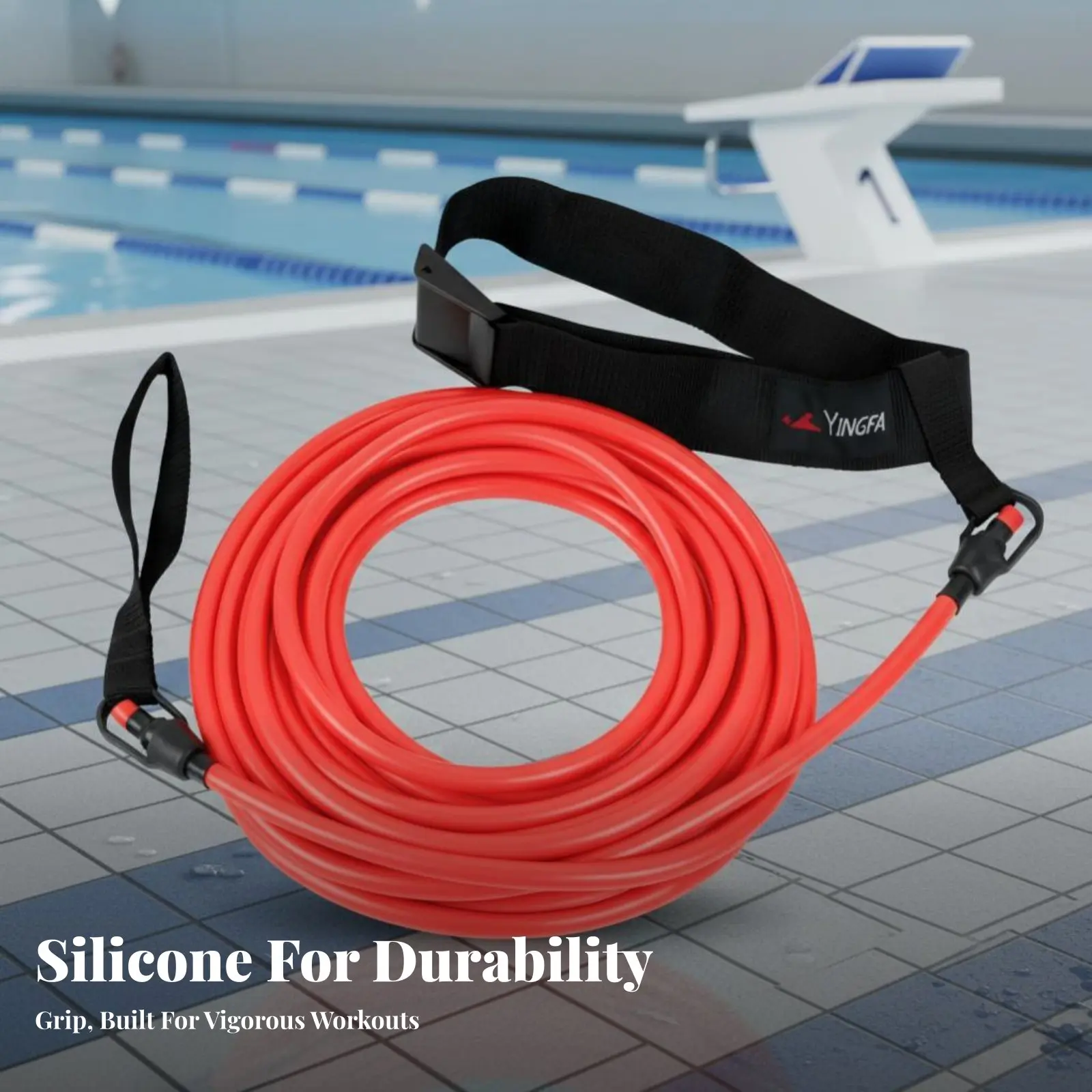Swimming Upper Body Strength Puller, Silicone Elastic Band, Water Resistance, Professional Training Equipment
Swimming Upper Body Strength Puller, Silicone Elastic Band, Water Resistance, Professional Training Equipment