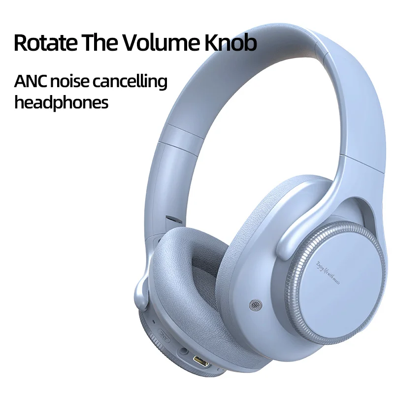 ANC Noise Reduction Headset Bluetooth Wired Connection Long Battery Life HiFi Sound Effect Adjust Volume Knob Headphone
ANC Noise Reduction Headset Bluetooth Wired Connection Long Battery Life HiFi Sound Effect Adjust Volume Knob Headphone