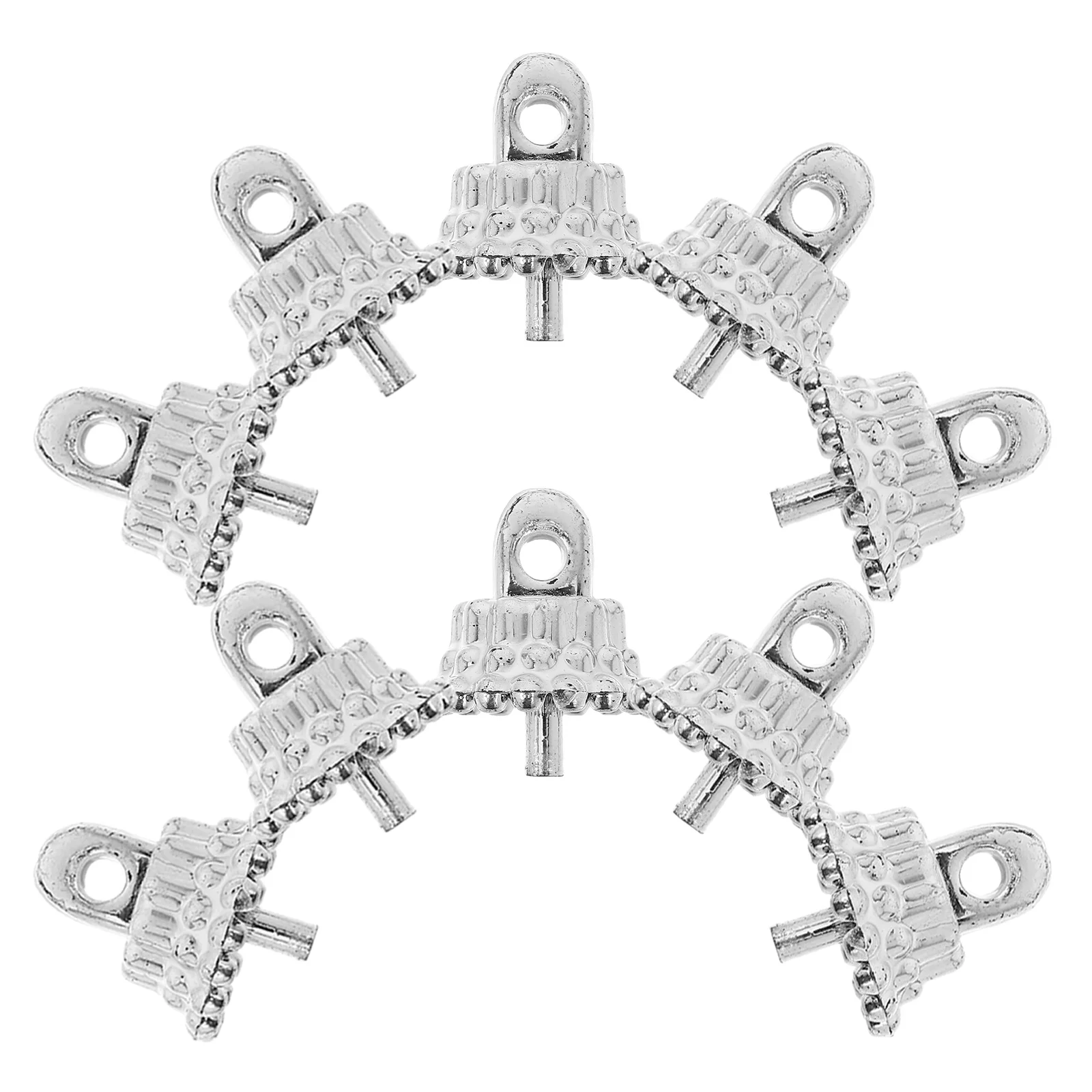 100pcs Christmas Ball Caps Silver Resin Ornament Covers Replacement Round Embossed Metal Hangers Toppers DIY Holiday Decor
100pcs Christmas Ball Caps Silver Resin Ornament Covers Replacement Round Embossed Metal Hangers Toppers DIY Holiday Decor