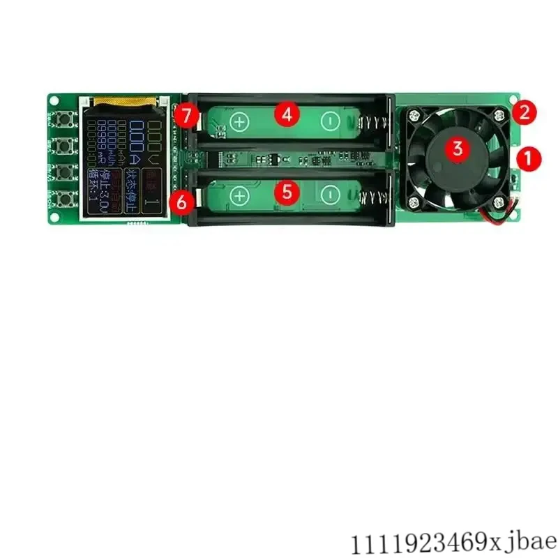 DC5V 2 Channel Multifunction 18650 Lithium Battery Resistance Tester Capacity Tester Charge/Discharge Tester LED Display Charger
DC5V 2 Channel Multifunction 18650 Lithium Battery Resistance Tester Capacity Tester Charge/Discharge Tester LED Display Charger