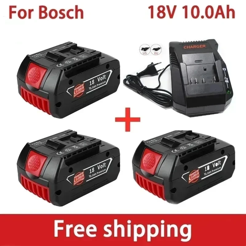 Аккумулятор Bosch 10Ah для электродрели Bosch, перезаряжаемая литий-ионная батарея 18 в, BAT609, BAT609G, BAT618, BAT618G, BAT614, зарядное устройство
Аккумулятор Bosch 10Ah для электродрели Bosch, перезаряжаемая литий-ионная батарея 18 в, BAT609, BAT609G, BAT618, BAT618G, BAT614, зарядное устройство