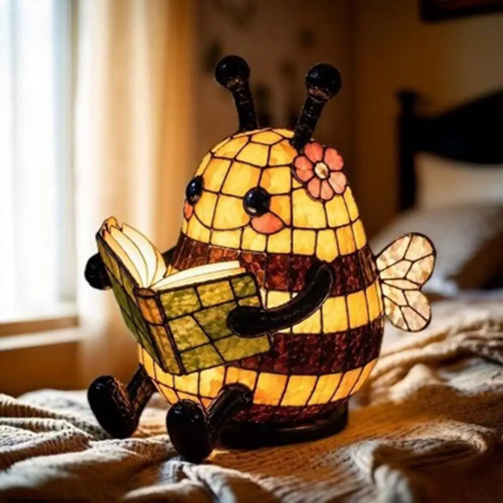 USB Powered Bee Reading Light, Warm Bee Statue Night Light, 3D Animal Table Lamp Reading Book Nightlight for Book Lover Gift
USB Powered Bee Reading Light, Warm Bee Statue Night Light, 3D Animal Table Lamp Reading Book Nightlight for Book Lover Gift