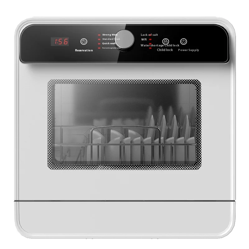Dishwasher, Automatic Cleaning Electric Power 4-Piece Set Compact Countertop Dishwasher for Home Use
Dishwasher, Automatic Cleaning Electric Power 4-Piece Set Compact Countertop Dishwasher for Home Use