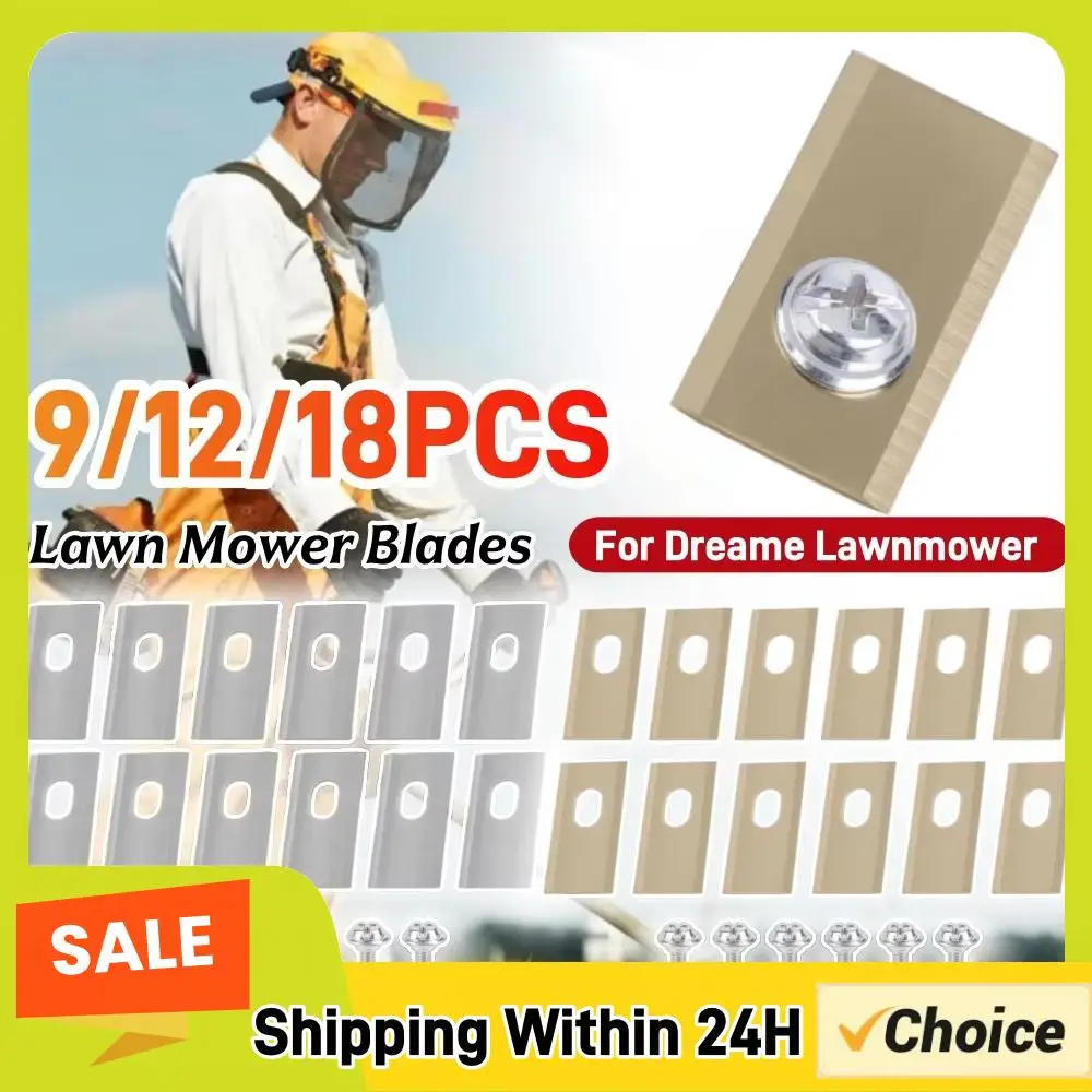 Lawn Mower Blades Replacement Single Hole Cutting Blade for Dreame Lawnmower Blade Set Repair Accessories Includes Mount Screws
Lawn Mower Blades Replacement Single Hole Cutting Blade for Dreame Lawnmower Blade Set Repair Accessories Includes Mount Screws