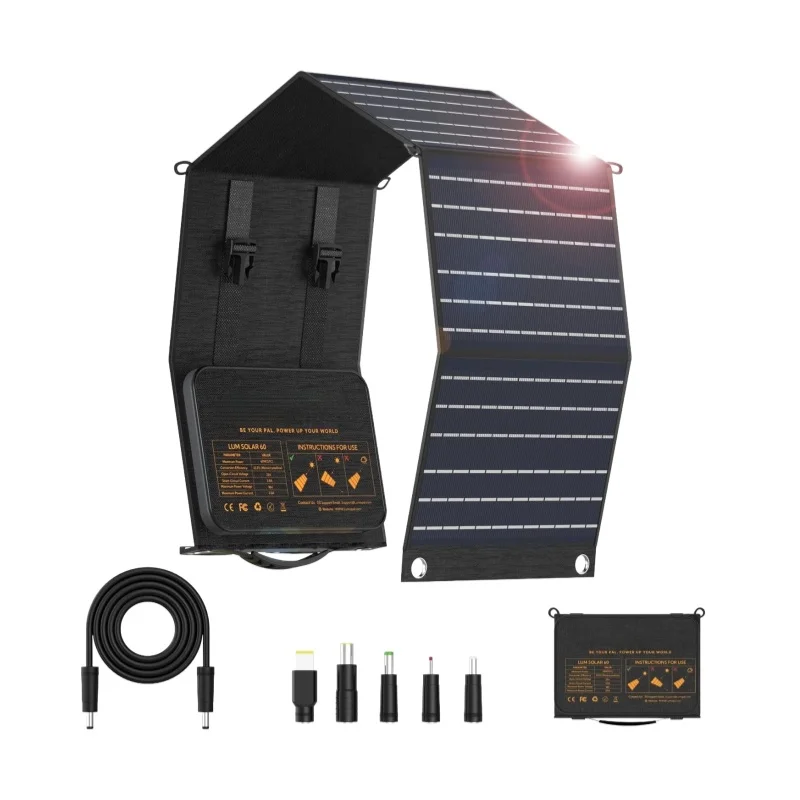 Солнечная панель Solar New 60W из монокристаллического кремния, складная, с функцией повербанка для кемпинга, автодомов, лодок и других видов активного отдыха.
Солнечная панель Solar New 60W из монокристаллического кремния, складная, с функцией повербанка для кемпинга, автодомов, лодок и других видов активного отдыха.