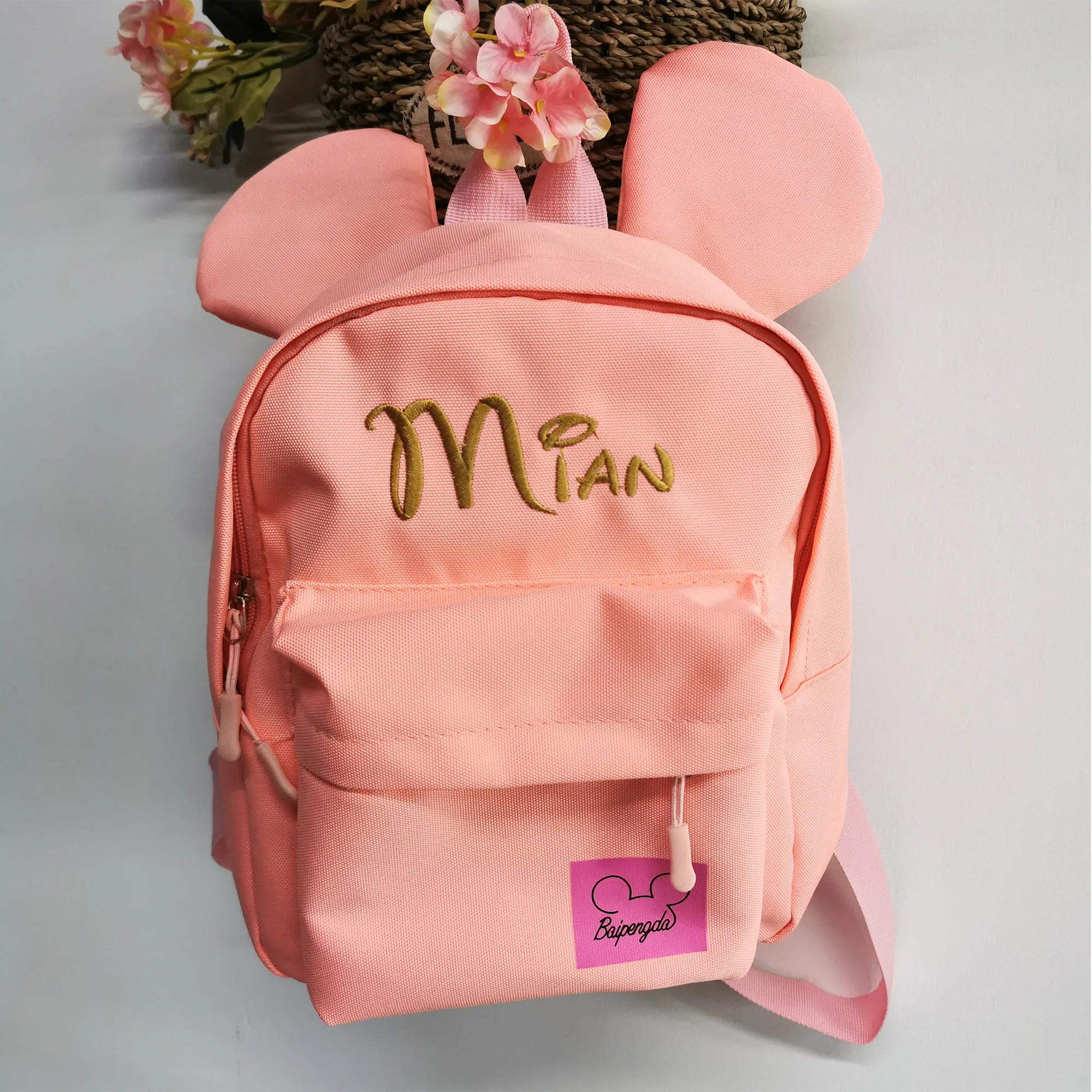 Custom Baby Traveling Bag Candy Color Personalized Kindergarten Schoolbag Embroidered Name Cartoon Cute Boys Girls Schoolbag
Custom Baby Traveling Bag Candy Color Personalized Kindergarten Schoolbag Embroidered Name Cartoon Cute Boys Girls Schoolbag