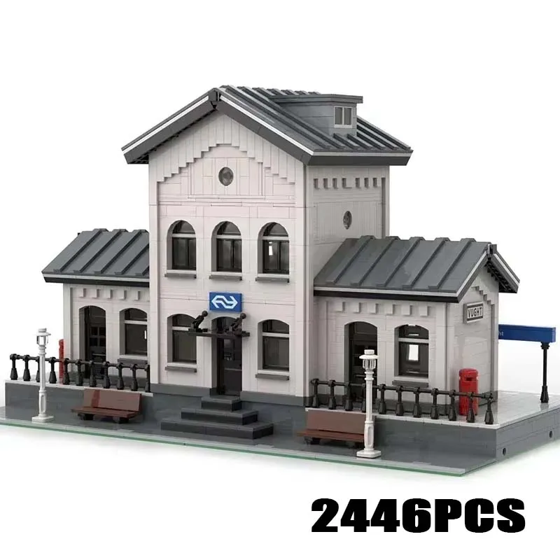Vught Train Station Moc Building Bricks Street View Model Gifts Technology Modular Blocks Toys For Children DIY Sets Assembly
Vught Train Station Moc Building Bricks Street View Model Gifts Technology Modular Blocks Toys For Children DIY Sets Assembly