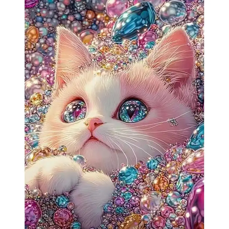 Cute Cat Painting By Numbers Painting Decor Picture On Numbers Animal Paint for Painting Adults Crafts Digital Oil Number Painti
Cute Cat Painting By Numbers Painting Decor Picture On Numbers Animal Paint for Painting Adults Crafts Digital Oil Number Painti