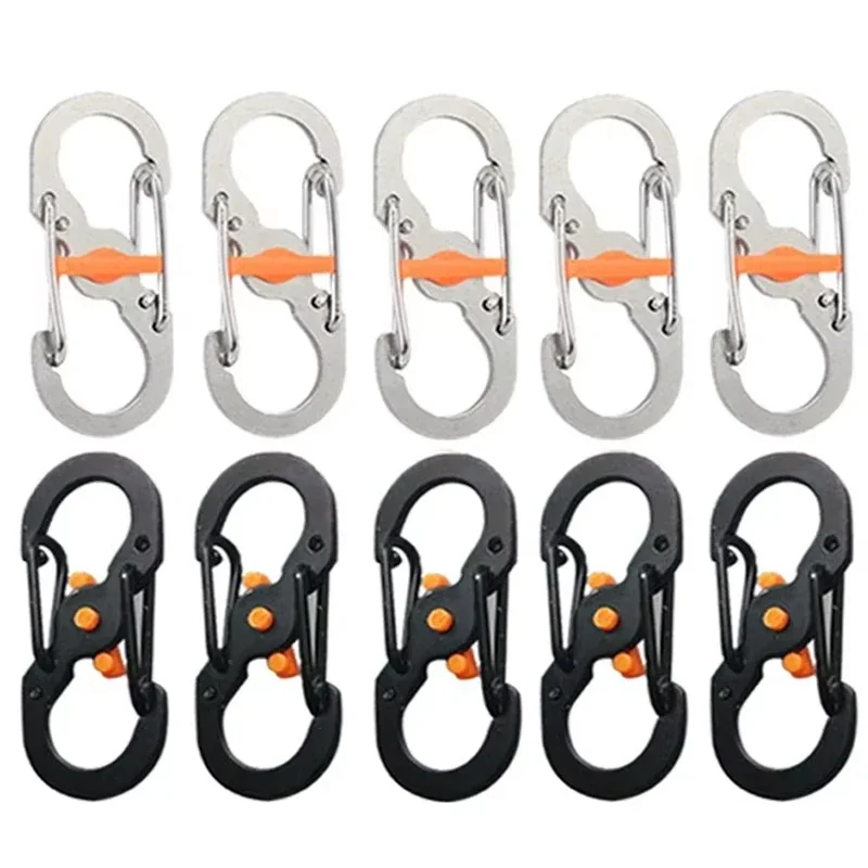 5Pcs Outdoor Camping S Type Carabiner with Lock Mini Keychain Hook Anti-Theft Outdoor Camping Backpack Buckle Key-Lock Tool Mre
5Pcs Outdoor Camping S Type Carabiner with Lock Mini Keychain Hook Anti-Theft Outdoor Camping Backpack Buckle Key-Lock Tool Mre