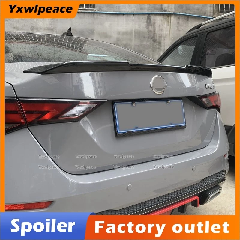 For Nissan Sentra Sylphy 2020 2021 High Quality ABS Plastic Car Spoiler Trim Unpainted Color Rear Trunk Spoiler Car Accessories
For Nissan Sentra Sylphy 2020 2021 High Quality ABS Plastic Car Spoiler Trim Unpainted Color Rear Trunk Spoiler Car Accessories