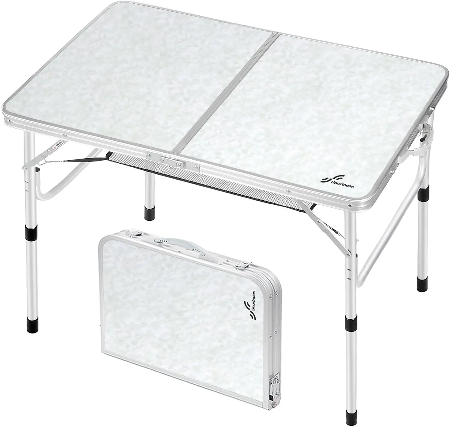 Adjustable Height Camping Table 35.4"x23.6" - Lightweight Portable Folding Table with Mesh Storage for Outdoor Picnic BBQ
Adjustable Height Camping Table 35.4"x23.6" - Lightweight Portable Folding Table with Mesh Storage for Outdoor Picnic BBQ