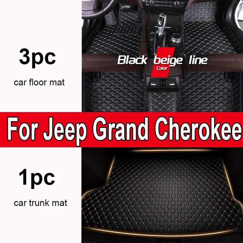 Custom Automotive Car Floor Mats For Jeep Grand Cherokee WK2 2012 2013 2014 Auto Luxury Leather Men Women Car Mats Full Coverage
Custom Automotive Car Floor Mats For Jeep Grand Cherokee WK2 2012 2013 2014 Auto Luxury Leather Men Women Car Mats Full Coverage