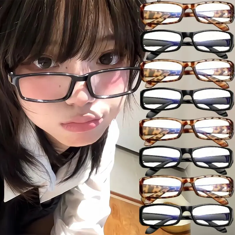 2pcs 2025 Retro Japanese Square Frame Glasses Leopard Print Y2K Anti Blue Light Glasses JK Lolita Cosplay Photography Eyeglasses 
2pcs 2025 Retro Japanese Square Frame Glasses Leopard Print Y2K Anti Blue Light Glasses JK Lolita Cosplay Photography Eyeglasses
