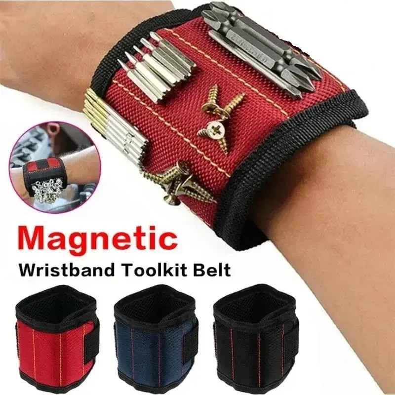 Strong Magnetic Wristband Tool Holder for Screws Nails Drill Bits, 50 Heavy Duty Magnets DIY Construction Workshop Belt
Strong Magnetic Wristband Tool Holder for Screws Nails Drill Bits, 50 Heavy Duty Magnets DIY Construction Workshop Belt