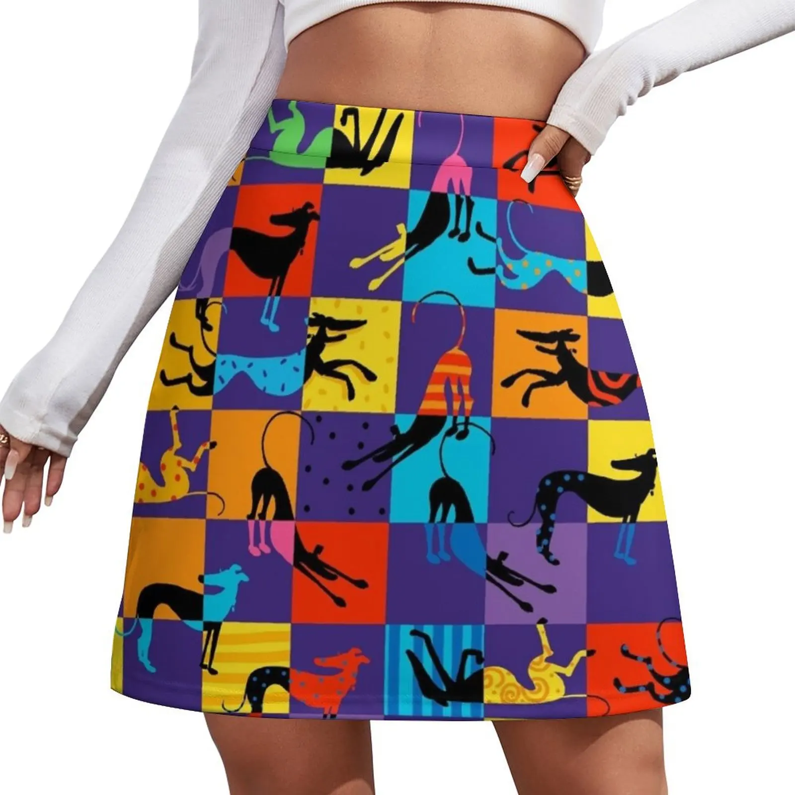 Pop Art Hounds Mini Skirt 90s vintage clothes Short women′s skirts Skort for women Mini Skirt
Pop Art Hounds Mini Skirt 90s vintage clothes Short women′s skirts Skort for women Mini Skirt