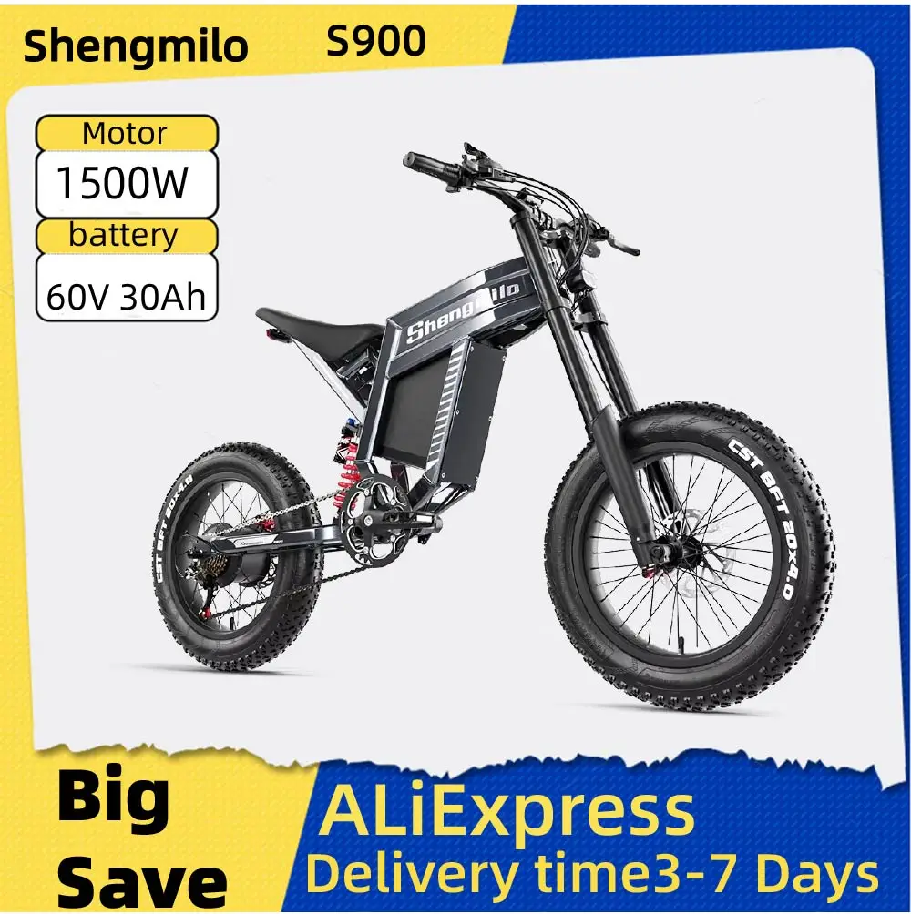 Shengmilo S900 взрослый электронный велосипед 1500 Вт мотор Ebike мужской электронный горный велосипед 60V30AH аккумулятор электрический велосипед, 20 "электрический велосипед с толстыми шинами
Shengmilo S900 взрослый электронный велосипед 1500 Вт мотор Ebike мужской электронный горный велосипед 60V30AH аккумулятор электрический велосипед, 20 "электрический велосипед с толстыми шинами
