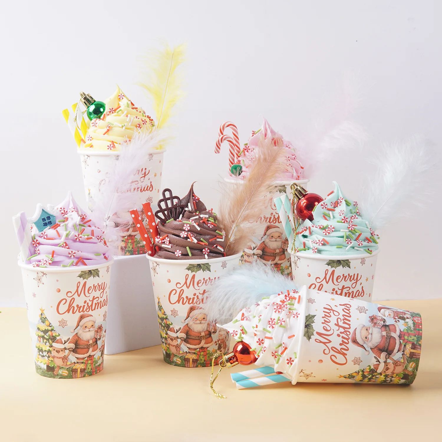 Artificial Christmas Cream Cake Ice Cream Cup Fake Cake Dessert Model Simulated Christmas Decorations Photography Home Decor
Artificial Christmas Cream Cake Ice Cream Cup Fake Cake Dessert Model Simulated Christmas Decorations Photography Home Decor