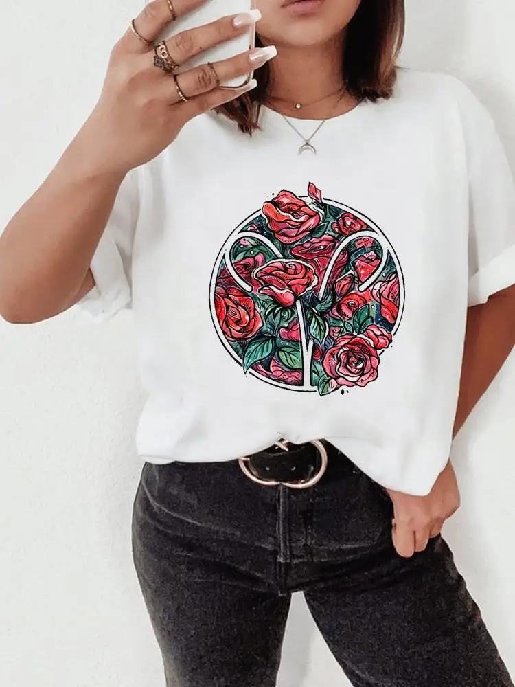 Clothing Summer Top Basic Women Clothes Flower Cartoon Trend 90s Fashion Print T Shirt Short Sleeve Tee Graphic T-shirt
Clothing Summer Top Basic Women Clothes Flower Cartoon Trend 90s Fashion Print T Shirt Short Sleeve Tee Graphic T-shirt