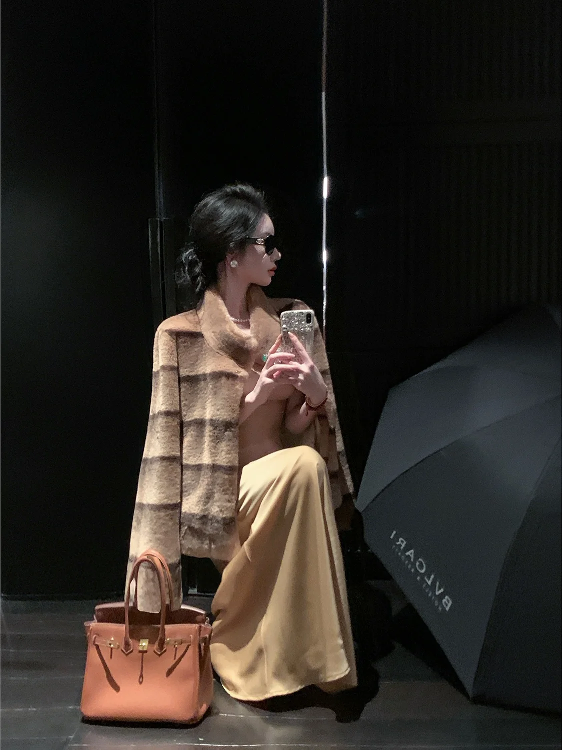 Sy Mocamousse Winter Thiened ort Coat Women's Fur Jaet Stripe Patterned Inteated Skin And Fur Eco-friendly Outerwear
Sy Mocamousse Winter Thiened ort Coat Women's Fur Jaet Stripe Patterned Inteated Skin And Fur Eco-friendly Outerwear