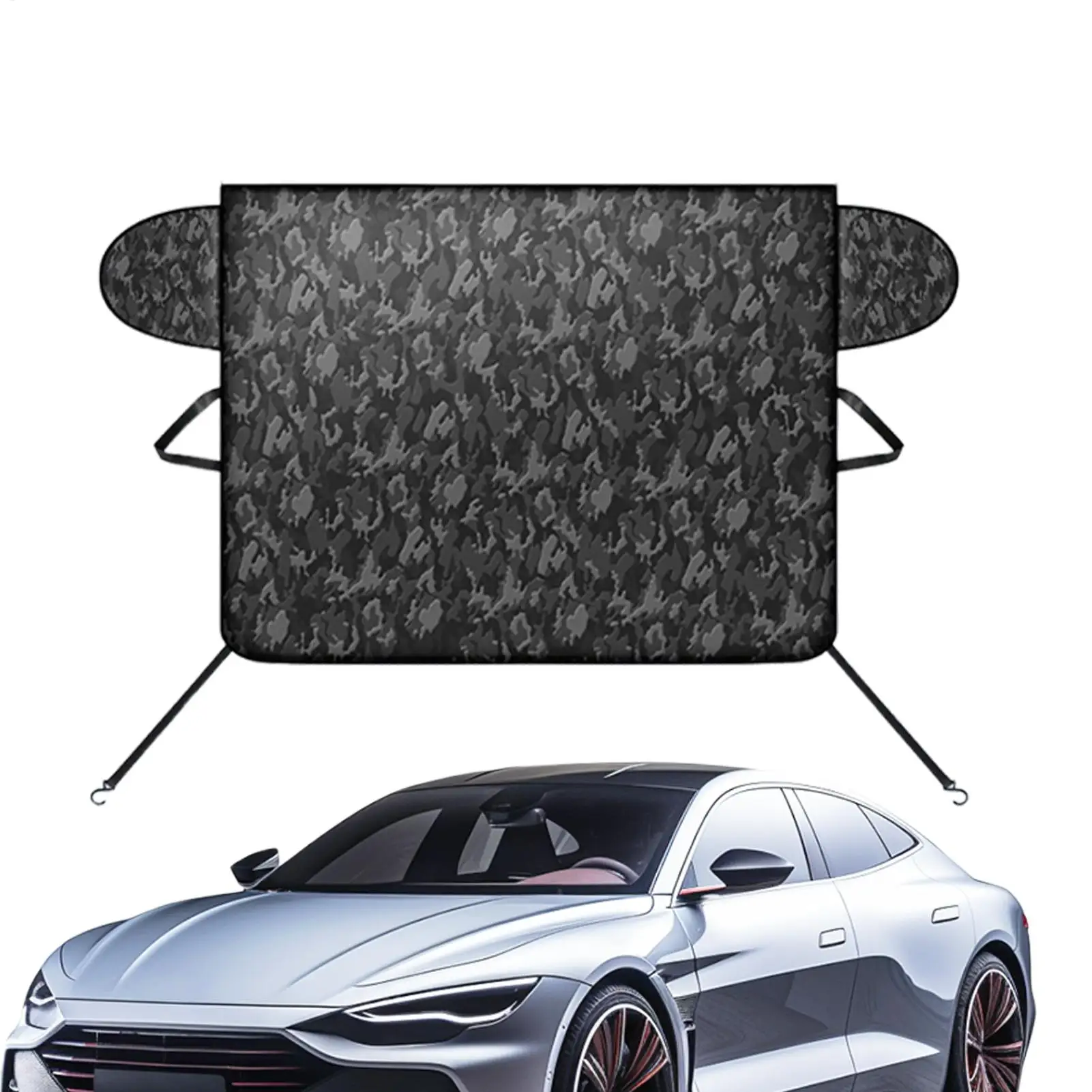 Car Windshield Cover Heavy Duty Windproof Oxford Fabric For All-Season Protection, Universal Sedan, SUV, Truck, Scooter Parking
Car Windshield Cover Heavy Duty Windproof Oxford Fabric For All-Season Protection, Universal Sedan, SUV, Truck, Scooter Parking