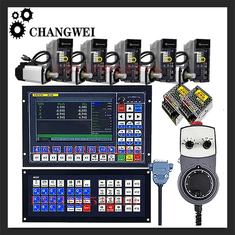 M350 3/4/5 Axis Cnc Controller Supports Tool Magazine /Atc Stepping Drive 750w 220v Servo Motor Drive Kit Instead Of Ddcsv3.1
M350 3/4/5 Axis Cnc Controller Supports Tool Magazine /Atc Stepping Drive 750w 220v Servo Motor Drive Kit Instead Of Ddcsv3.1