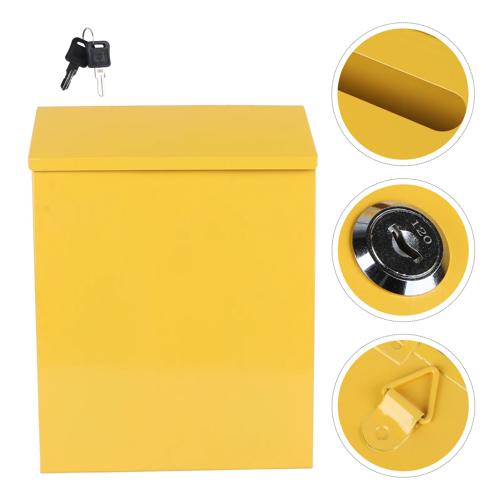 European Style Iron Mailbox Retro Post Box for Home Outdoor Letter Suggestion Complaint Tin Residential Modern Garden Use
European Style Iron Mailbox Retro Post Box for Home Outdoor Letter Suggestion Complaint Tin Residential Modern Garden Use