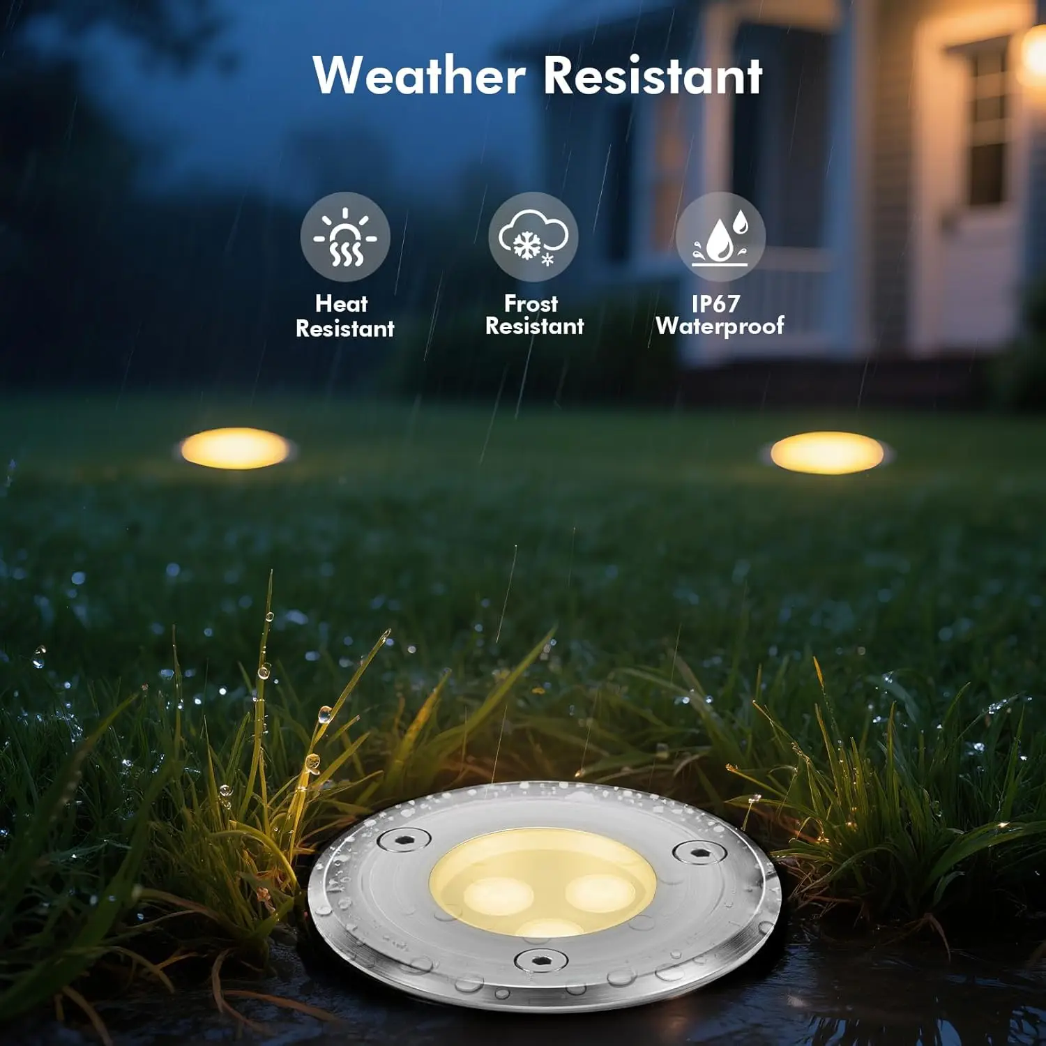 DC 12V LED In Ground Lights 3W Low Voltage Landscape Lighting with Connectors Waterproof Outdoor for Garden Path Driveway
DC 12V LED In Ground Lights 3W Low Voltage Landscape Lighting with Connectors Waterproof Outdoor for Garden Path Driveway