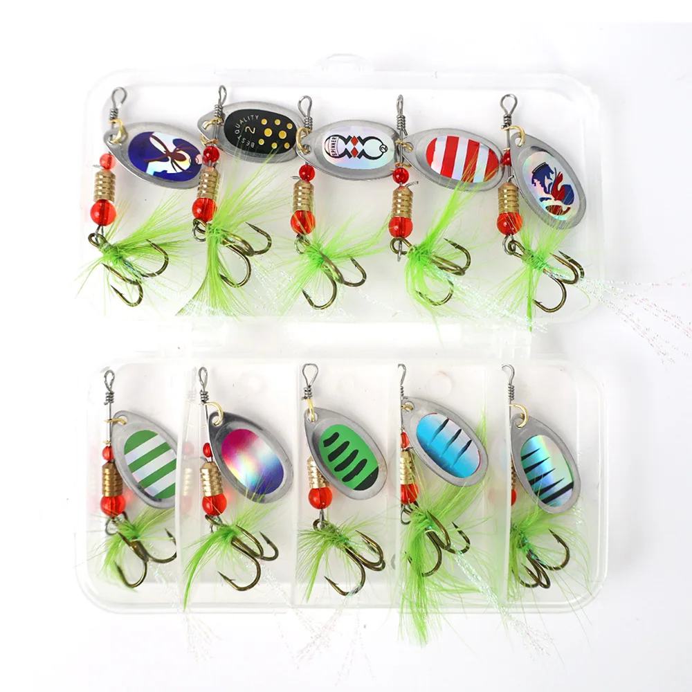 11-Pack Spinner Lure Set, Natural Slow Sinking, Adapt to Various Waters, Must-Have for Bass/Pickerel Fishing
11-Pack Spinner Lure Set, Natural Slow Sinking, Adapt to Various Waters, Must-Have for Bass/Pickerel Fishing