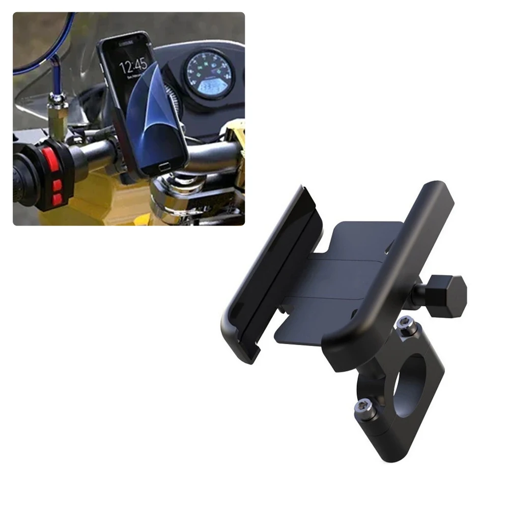 Motorcycle Bicycle Handlebars Mobile Phone Holder Electric Vehicle Navigation Stand Aluminum Alloy Motorbike Riding Bracket
Motorcycle Bicycle Handlebars Mobile Phone Holder Electric Vehicle Navigation Stand Aluminum Alloy Motorbike Riding Bracket