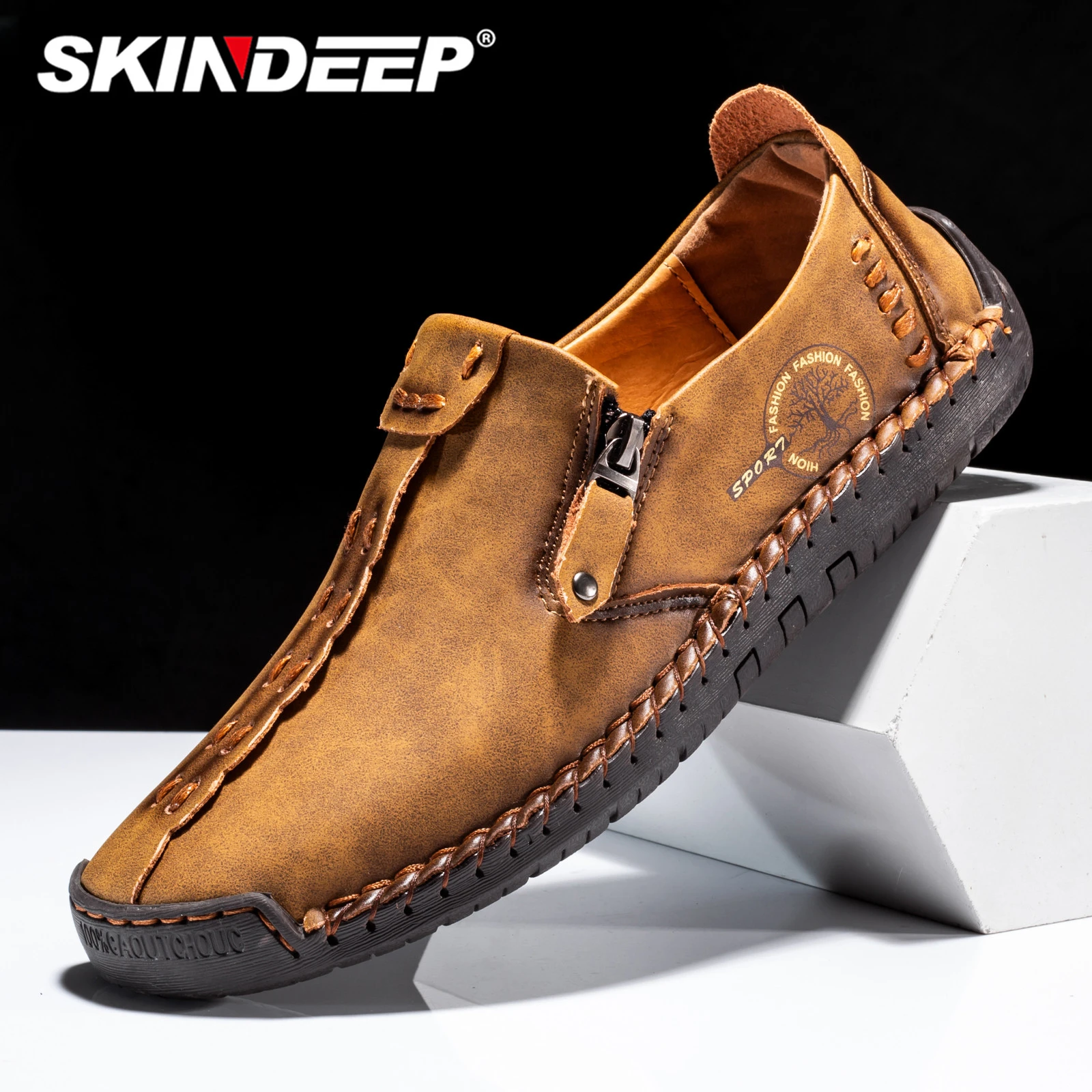 SKINDEEP Men's British Retro Style Casual Leather Shoes Fashion Breathable Men's Driving Shoes Dress Shoes
SKINDEEP Men's British Retro Style Casual Leather Shoes Fashion Breathable Men's Driving Shoes Dress Shoes